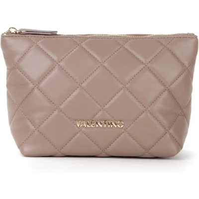 Afbeelding van Valentino Bags Ocarina Toilettas, Dames, Maat: One Size, Taupe