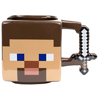 Afbeelding van Minecraft mok Keramische 650 ml inhoud Steve Nieuwigheid Koffiemok koopwaar 3D spel Game Goederen