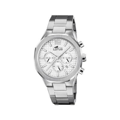 Afbeelding van Lotus Excellent Chronograaf, Heren, Maat: One Size, Grey silver