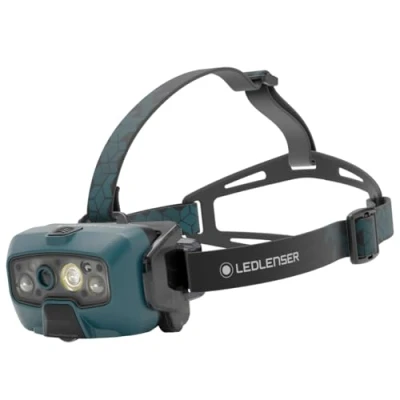 Afbeelding van Ledlenser HF8R Signature oplaadbare hoofdlamp, 2000 lm, tot 90 uur batterijduur, 8 modi, rood ledlicht, groen, blauw, verstelbare focus, waterdicht, hoofdlamp voor camping