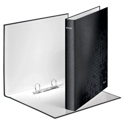 Image de Leitz classeur à anneaux standard, din a4+, noir, mécanisme 2 d, largeur dos: 41 mm, diamètre des anneaux: 25 mmcapaci