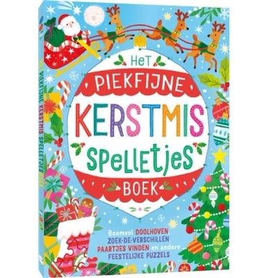 Image de Het piekfijne Kerstmis spelletjesboek