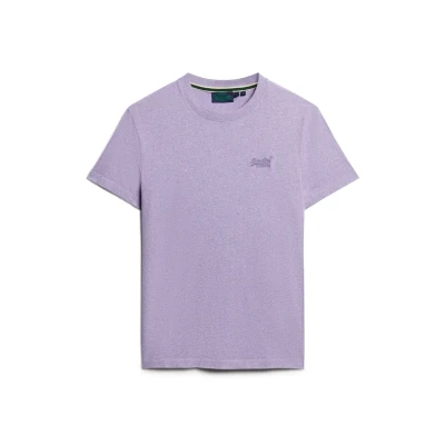 Afbeelding van Superdry Vintage Logo Emb Tee T shirt heren, Paars (Iris Purple Marl)