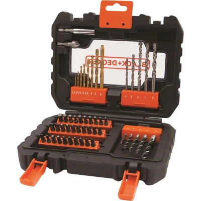 Afbeelding van BLACK+DECKER 50 delige schroef/boorset