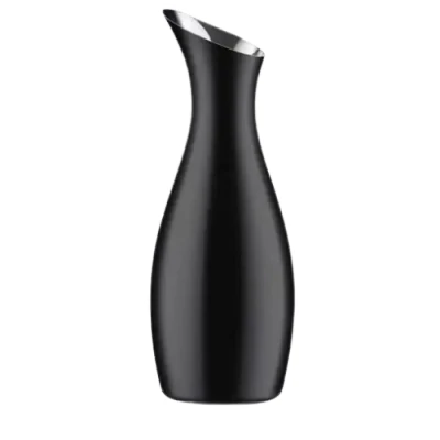 Afbeelding van Zone Schenkkan 1,00l Rocks Black 22p079 Inox D10xh26cm