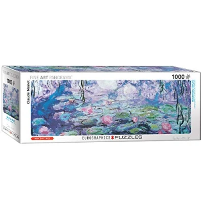 Image de Puzzle panoramique Eurographics Claude Monet : Les Nymphéas, 1000 pièces