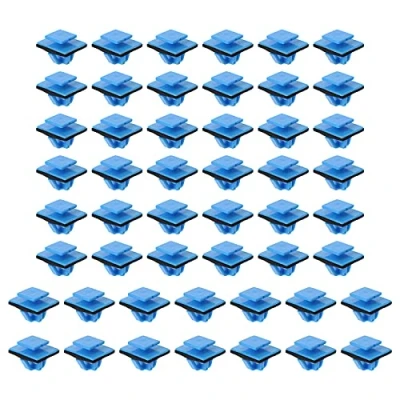 Afbeelding van Set van 50 clips voor deurbekleding en zijlijsten 877561F000 kunststof blauw compatibel met Santa Fe Tucson Kia Soul Sportage