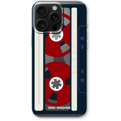 Afbeelding van Case Company® hoesje geschikt voor iPhone 16 Pro Max Here&#039;s your tape Soft Cover Telefoonhoesje Bescherming aan alle Kanten en Schermrand