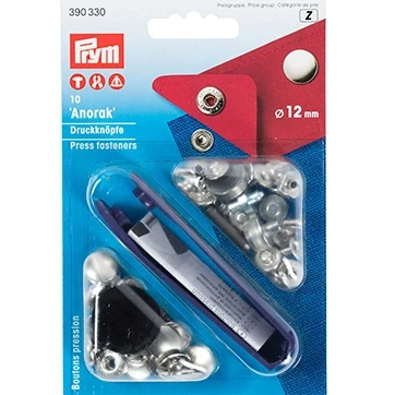 Afbeelding van Zilver Prym Anorak Navulling 12mm Knopen
