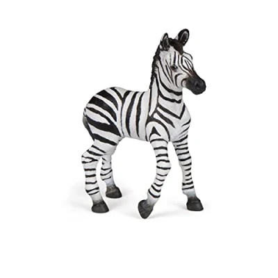 Afbeelding van Papo Baby Zebra LA Vie Sauvage Dierenbeeldje, 50123, Veelkleurig