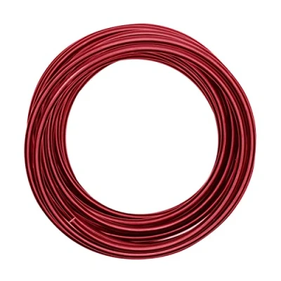 Afbeelding van Vaessen Creative Aluminium Draad 5mm 10m Donkerrood