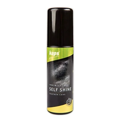 Afbeelding van Kaps Selfshine Vloeistof voor alle soorten gladleer, verzorgt het leer en geeft glans (100) Kleurloos 75ml