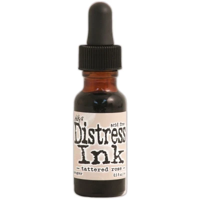 Afbeelding van Ranger Distress Re Inker 14 ml tattered rose TIM20301 Tim Holtz