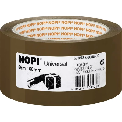 Afbeelding van Nopi UNIVERSAL 57953 00000 00 Pakband Bruin (l x b) 66 m 50 mm 1 stuk(s)