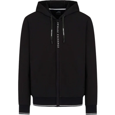Afbeelding van Armani Exchange Sweater met rits, Heren, Maat: Small, Black