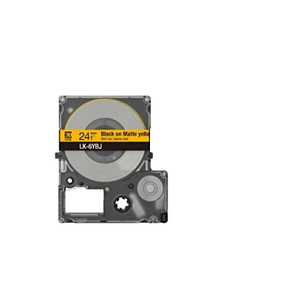 Afbeelding van Epson Mat transparant/wit 24 mm LK 6TWJ