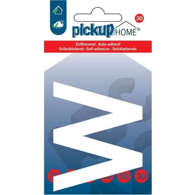 Afbeelding van Pickup 3d Home Lima 60 mm Wit W Zelfklevend