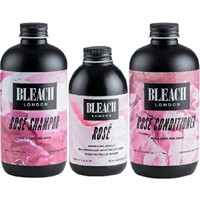 Afbeelding van Bleach London Rose Shampoo 250 ml + Conditioner en Super Cool Colors 150