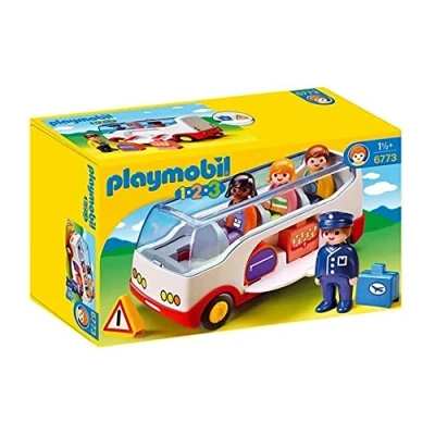 Afbeelding van Playset 1.2.3 Bus Playmobil 6773 Wit