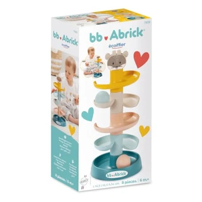 Afbeelding van Abrick Ecoiffier Baby Ballentoren, 8dlg.