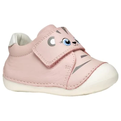 Afbeelding van Geox Tutim Klittenbandschoenen voor kinderen, Maat: 23, Rose white Leer