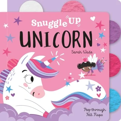 Afbeelding van Snuggle Up Peep Through Felt Flap Books Up, Unicorn!