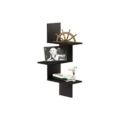 Afbeelding van Furinno Rossi Wandrek, hout, espresso, eenheidsmaat, dicht, één maat