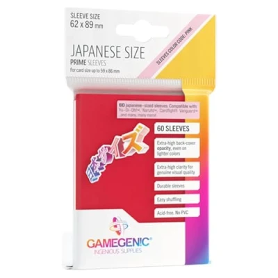 Afbeelding van Prime Japanse Size Sleeves Red Meertalig