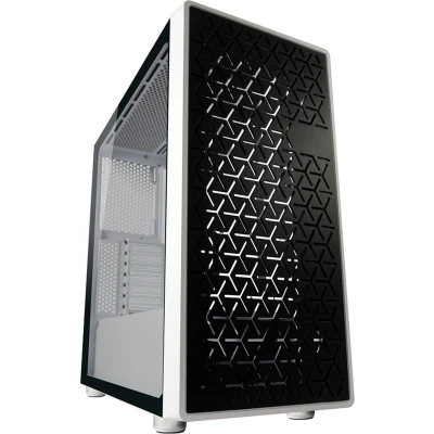 Afbeelding van LC POWER® Gacrux Midi Tower ATX PC Case Computer Behuizing Game Gehard Glas Wit