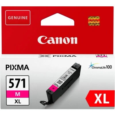 Afbeelding van Canon CLI 571M XL Inktcartridge Magenta Hoge capaciteit