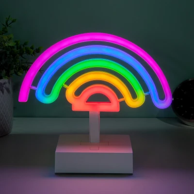 Afbeelding van Neon Regenbooglamp