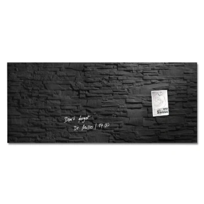 Afbeelding van Sigel Si Gl249 Glasmagneetbord Artverum 1300X550X15Mm Leisteen