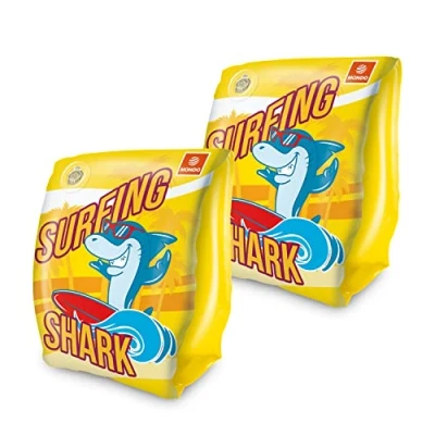 Afbeelding van Mondo Toys 16919 Surfing Shark Armbanden veiligheidsarmsteun voor kinderen van 2 tot 6 jaar met een gewicht 20 kg