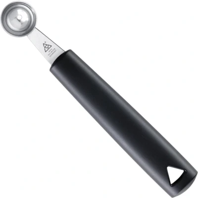 Afbeelding van Triangle Pommes Parisienneboor 22 mm Scherp RVS Zwart Handvat
