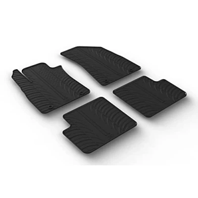 Afbeelding van Gledring 0760 Vloermatset Rubber voor en achter 4 zwart MG: ZS Off Road