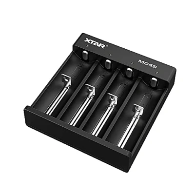 Afbeelding van XTAR MC4S Professionele oplader voor Li Ionen en NiMh accu, dieptelading 0 V zelfreactie, 4 wielen, model
