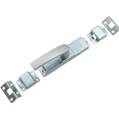Afbeelding van Nemef Krukespagnolet aluminium geanodiseerd F1 Slag 16 mm incl 2 hoeksluitplaten en geleiders