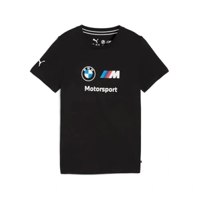 Afbeelding van Puma BMW M Motorsport Essentials LOGO Tshirt print voor kinderen, Maat: 128, Black