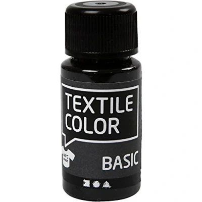 Afbeelding van Creativ Company Textielkleur, zwart, 50 ml