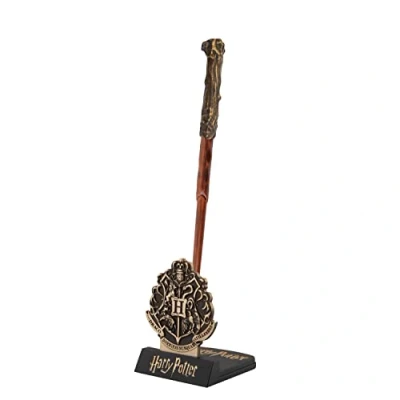 Afbeelding van Cinereplicas Harry Potter toverstaf pen met sokkel en lenticulaire bladwijzer, officiële licentie