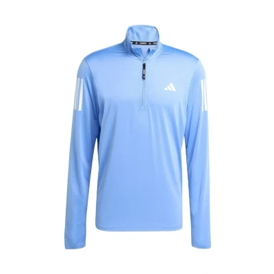 Afbeelding van adidas Performance Own The Run Ritsshirt Heren Blauw XS
