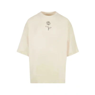 Afbeelding van Merchcode Spring ROSE HUGE Tshirt print, Heren, Maat: Large, Whitesand