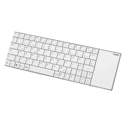 Afbeelding van Rapoo E2710 Multimedia toetsenbord, draadloos, wit