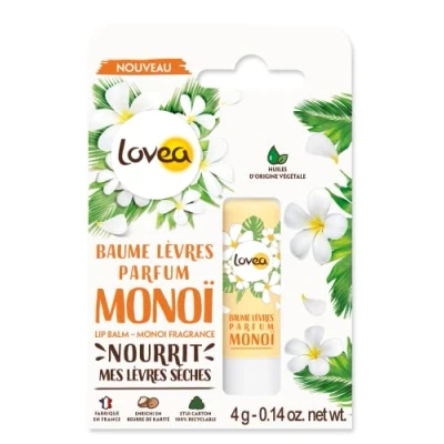 Afbeelding van Lovea Lippenbalsem Monoï 4 gr