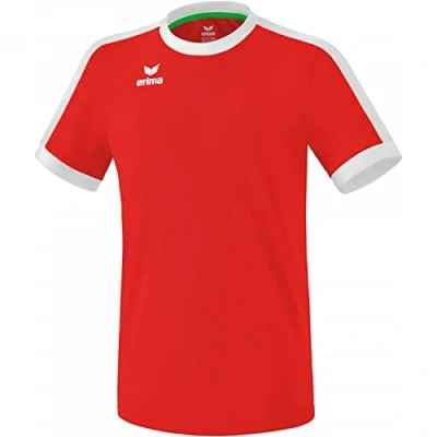 Afbeelding van Erima Retro Star shirt rood/wit 116 / 128