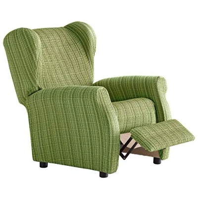 Afbeelding van Martina Home Mejico elastische stoelhoes Relax 32 x 42 8 cm groen