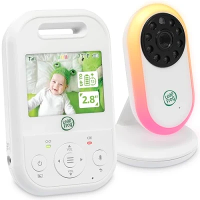 Afbeelding van Leap Frog LF2423 Videobaby met 2,8 inch display, groot bereik, temperatuursensor, geluidsactiveringsmodus, intercomfunctie, lange batterijduur, nachtlampje