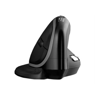 Image de Urban Factory ERGO MAX Souris verticale ergonomique pour droitiers 7 boutons sans fil 2.4 GHz, Bluetooth 5.0 récepteur USB noir