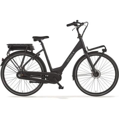Afbeelding van Cortina E Common Bosch ActiveLine MM N7 2024 Dames Elektrische Fiets Jet Black Matt 50 Cm + 50.00 Inruilkorting