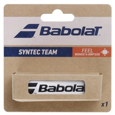 Afbeelding van Babolat Unisex_Syntec Team 1 pack witte overgrip, wit, standaardmaat